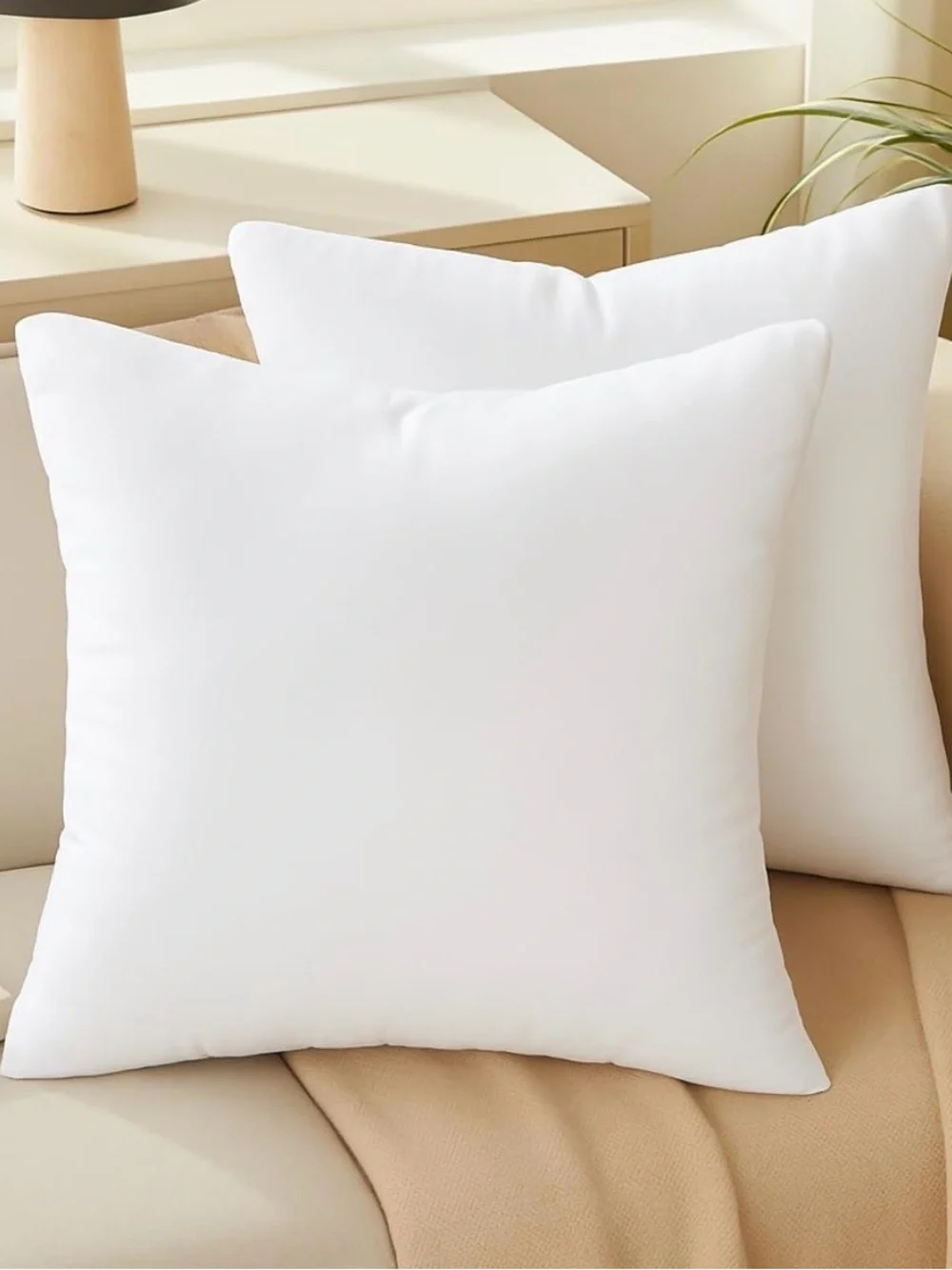 26x26 White Pillow - Soft & Supportive